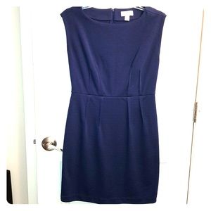 LOFT: blue cotton summer dress